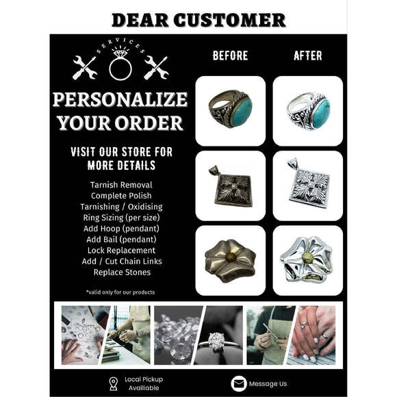 925 Sterling Silver White & Black C Z Ring Size 8.75 - Picture 10 of 10